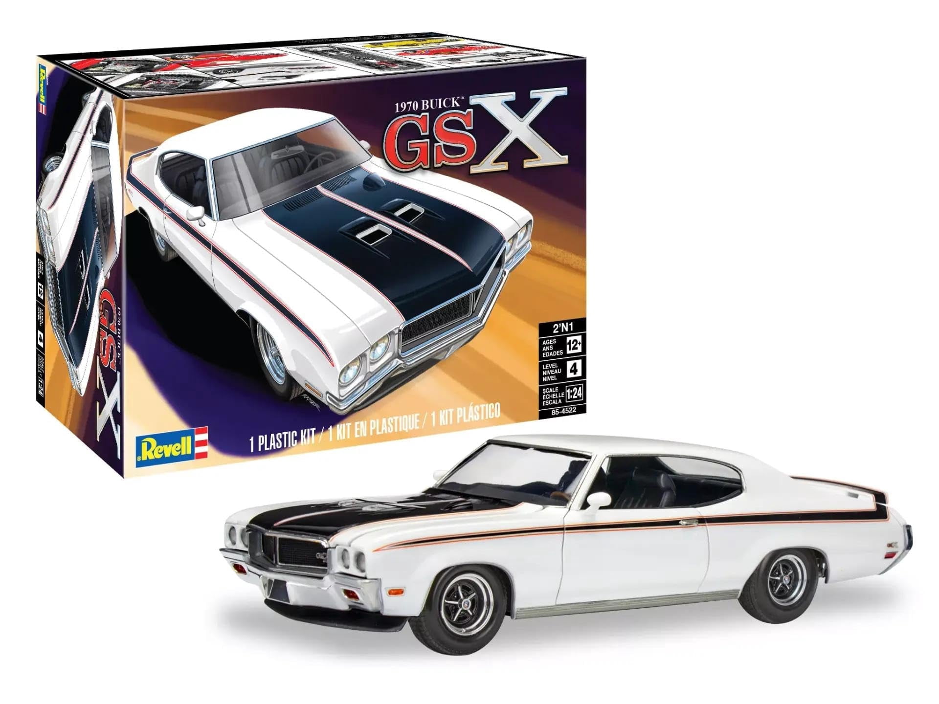 Custom Lowrider Cadillac Coupe DeVille Model Car Kit, 1/25 Scale