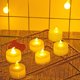 thumbnail image 1 of Lámpara 6x Velas sin llama LED Tealight Velas románticas ligeras de la boda para la decoración del partido, 1 of 4