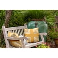 thumbnail image 5 of 20" x 20" Simply Daisy Corner Stripes Indoor/Outdoor Pillow, Egg Yolk Yellow Qty 1, 5 of 6