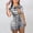 #324-White, variant on Womens Summer Turndown Collar Short Sleeve Zipper Front Tight Short Jumpsuit For Party Beach Street