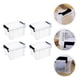 thumbnail image 4 of RomaMX 4pcs Hogar Sundies Organizador Caja de almacenamiento de plástico Artículos pequeños Estuche de almacenamiento, 4 of 7