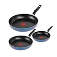 thumbnail image 1 of Juego de 3 Sartenes T-Fal Daily Stone Azules, 1 of 6