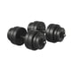 thumbnail image 5 of SONGMICS Juego de Mancuernas Ajustables, con Barra Adicional, 30 kg, para Hombres y Mujeres, Entrenamiento de Fitness, Levantamiento de Pesas en el Gimnasio de casa - 1 Par, Negro, 5 of 9