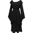 thumbnail image 2 of UPPADA Liquidation Robes d'Invitée de Mariage à Manches Évasées pour Femmes Robe de Cocktail Chic Robes de Bal d'Hiver Robes de Cocktail Formelles Robes de Bal Bleu Pâle, 2 of 4