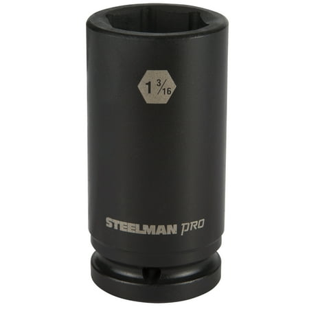 

STEELMAN PRO 79286 3/4-Inch Drive x 1-3/16-Inch 6-Point Deep Impact Socket