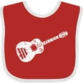 thumbnail image 3 of Inktastic Grunge Guitar Boys or Girls Baby Bib, 3 of 4