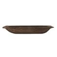thumbnail image 2 of Creative Co-Op Decorative Paulownia Wood Tray Bowl, Brown, 2 of 3