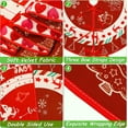 thumbnail image 5 of 36 Inch St. Patrick''s Day Tree Skirt Love Heart Clover Double Sided Print Mat for Holiday Party Decoration, 5 of 6