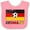 Pink and White, variant on Inktastic German Soccer Boys or Girls Baby Bib