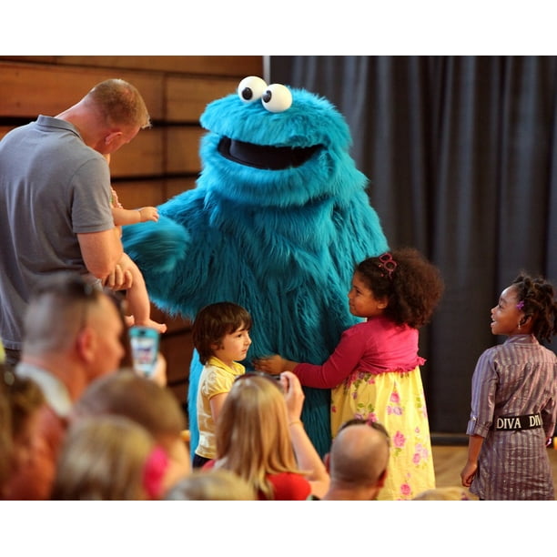 peel n stick poster of sesame street character muppet cookie monster poster 24x16 adhesive sticker poster print walmart com