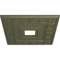 thumbnail image 3 of Ekena Millwork 18"W x 18"H x 3 1/2"ID x 1 1/8"P Eris Ceiling Medallion (Fits Canopies up to 9 7/8"), Hand-Painted Painted Turtle, 3 of 5