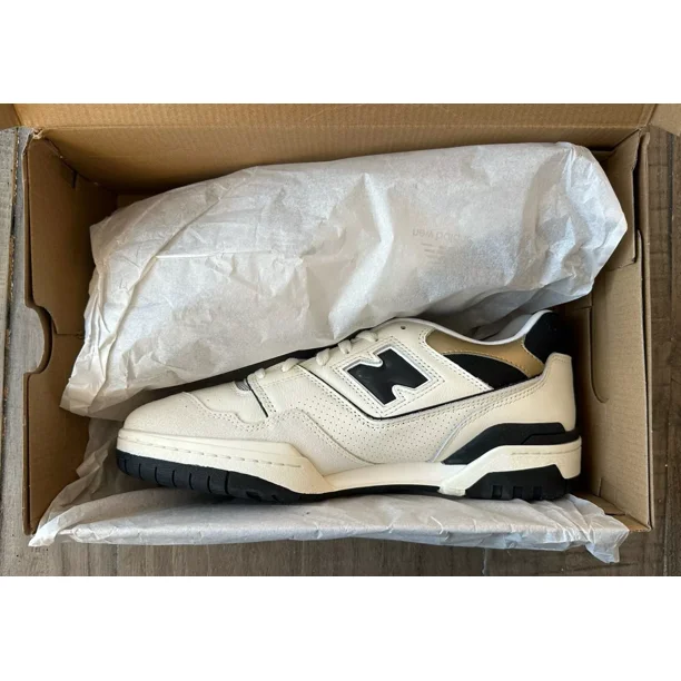New Balance 550 Men's US 11 White Black Sneakers, Style # BB550FF1