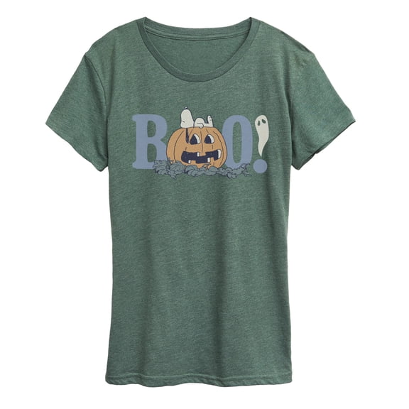 Peanuts - Snoopy Boo - Women's Short Sleeve Graphic T-Shirt