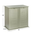 thumbnail image 2 of Household Essentials Tilt-out Cabinet Laundry Sorter with Shutter Front, Grey, 2 of 11