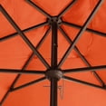 thumbnail image 7 of EliteShade Sunumbrella 6.5x10Ft Rectangular Market Umbrella with Ventilation,Rust, 7 of 7