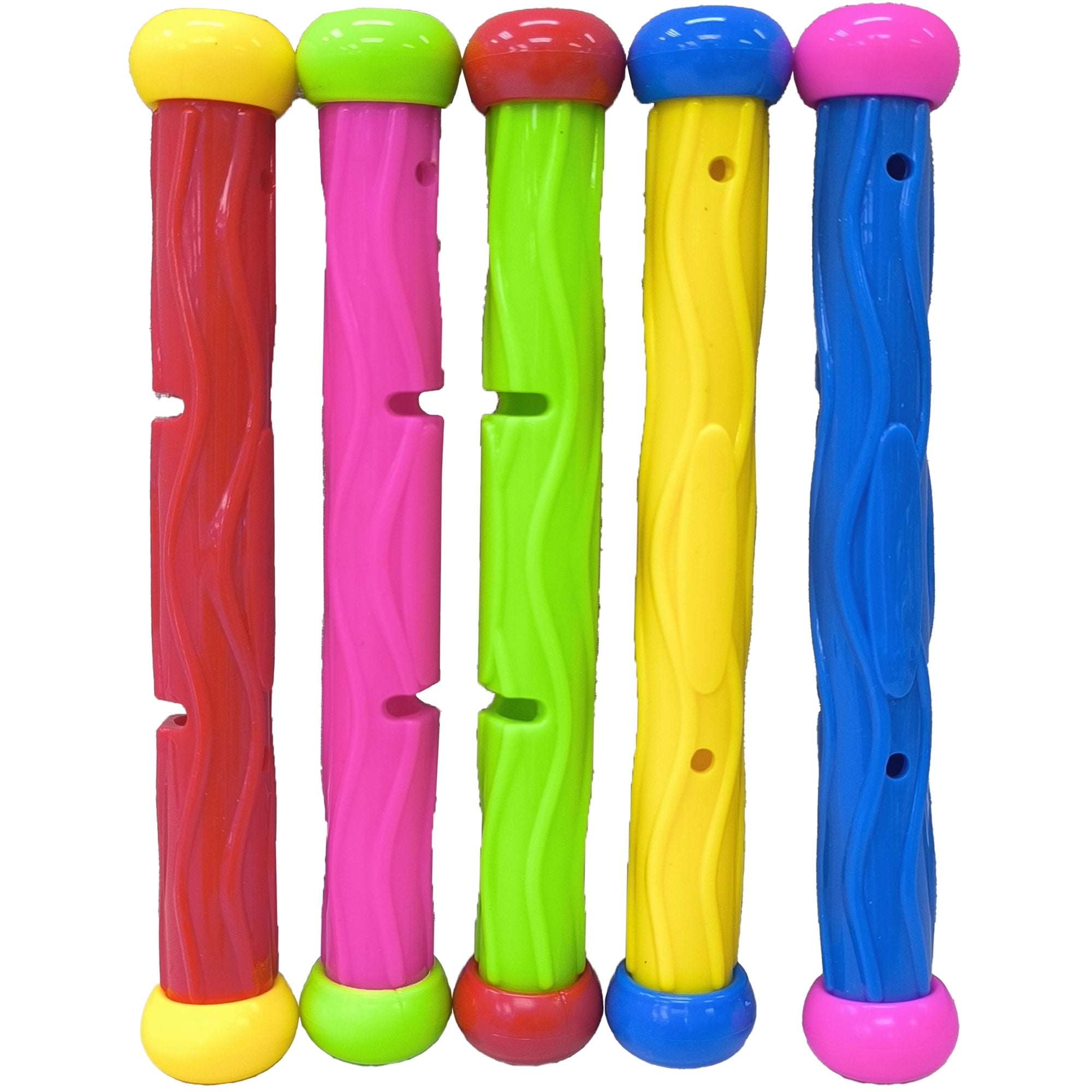 RIPPLE: Rainbow Dive Sticks - 5 Piece, Pool & Water Games Toys, Build Swimming Skills, Vibrant Colors For Visibility, Toss & Retrieve Play, Kids 8+