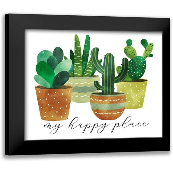 Robinson, Tamara 14x12 Black Modern Framed Museum Art Print Titled - Happy Place
