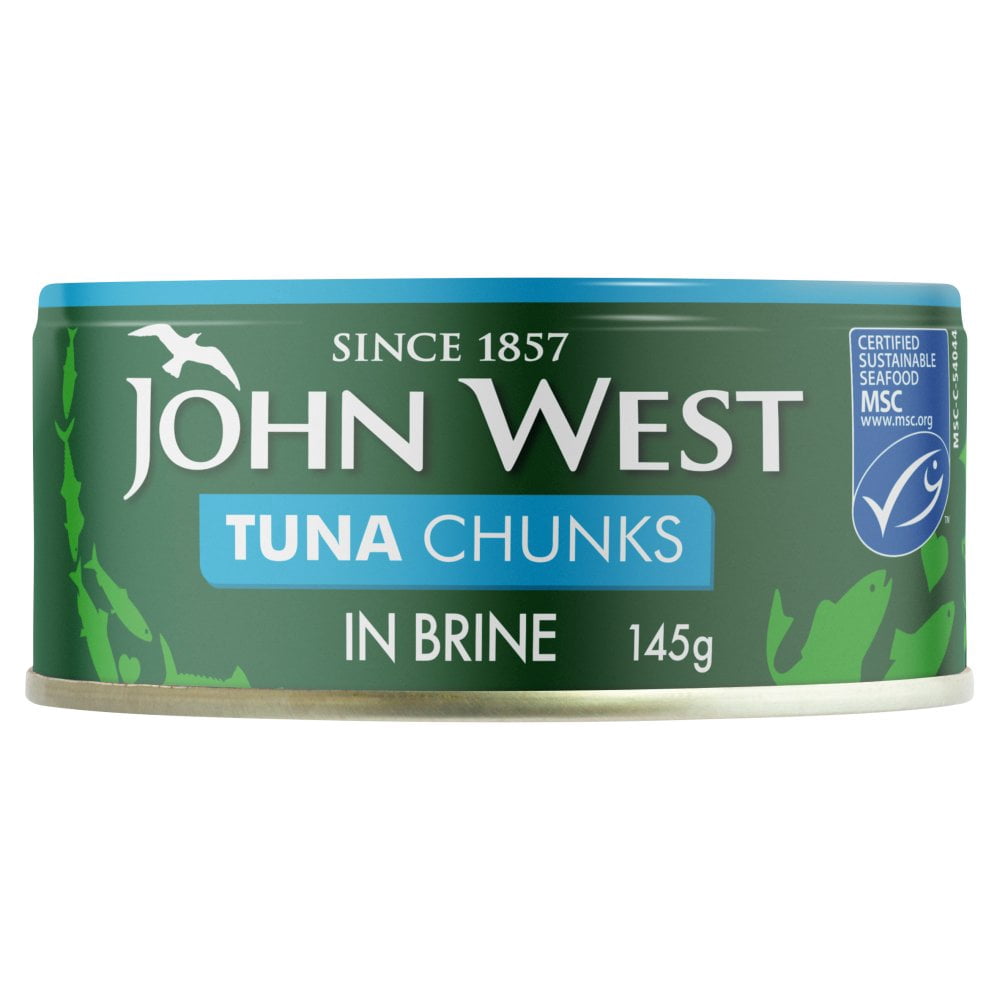 John West Tuna Chunks in Brine 145g (Pack of 12)