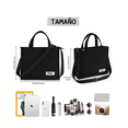 thumbnail image 3 of Bolso Mujer De Pana Casual Belug Negro, 3 of 4