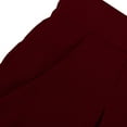 thumbnail image 6 of pstuiky Wide Leg Trousers Women, Solid Color Loose Cropped Palazzo Pants High Waisted Trousers with Pockets Simple Women Pant Summer Savings Wine M, 6 of 6