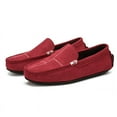 thumbnail image 3 of Men's Casual Loafers Slip On Leather Shoes Male Lightweight Driving Shoes Moccasins Classic Penny Loafer Flats Boat Shoes Outdoor Walking Shoes, 3 of 13
