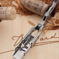 thumbnail image 4 of Waiter Corkscrew Wine Key Wine Opener with Foil Cutter,Stainless Steel Classic All-in-one Corkscrew Double Hinged Corkscrew Bottle Opener For Beer Bar Restaurant Waiters, 4 of 5