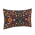 thumbnail image 2 of Haiem Pillowcase for Hair and Skin Queen - Colorful Mexican2 Printed Soft Pillowcase with Envelope Closure-14"x20", 2 of 9