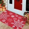 thumbnail image 2 of Hasoo Christmas Indoor Home Decor Area Rug Washable 2' x 3' Modern Rug for Living Room Dining Room, Red, 2 of 5