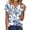 Dark Blue, variant on cocolona Womens Summer Boho Tops V Neck Short Sleeve T-shirt Fashion Casual Loose Tees Dressy Tunic Blouses