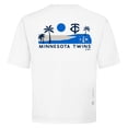 thumbnail image 3 of Men's Levelwear White Minnesota Twins Panoramic Luxe Signature Knit T-Shirt, 3 of 3