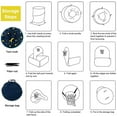 thumbnail image 3 of Tienda de juegos para niños, 3 en 1, tienda de campaña con castillo, túnel de exploración emergente y sala de juego para niños pequeños (azul) Feliz Sencillez, 3 of 4