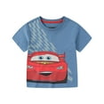 thumbnail image 4 of Disney Cars Lightning McQueen Short Sleeve Crew Neck T-Shirt (Boys), 3 Pack, Sizes 2T-7, 4 of 7