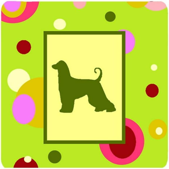 Afghan Hound Foam Coasters - Set 4
