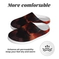 thumbnail image 6 of Picia Sunset Blossoms Phoenix Perch for Women's Lamb-hug Comfy Fleece House Slippers Memory Foam, Slip-on House Shoes Indoor Outdoor-35/36, 6 of 7