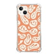 thumbnail image 1 of Orange White Melting Case Compatible with iPhone 13,Unique Art Design TPU Bumper Cover Case, 1 of 5