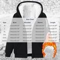 thumbnail image 4 of Xcmzpl Men's Zip up Hoodie Heavyweight Winter Sweatshirt Fleece Sherpa Lined Warm Jacket Solid Outerwear with Pocket, 4 of 10