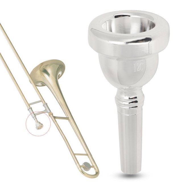 Hermosa Y Elegante Boquilla De Trombón Alto, Piezas De Trombón, Trombones Altos Para El Hogar ANGGREK JI1310