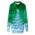 thumbnail image 3 of pstuiky Robes pour Filles, Mode Féminine Robe à Manches Longues à Capuche avec Poche Imprimée Fine Robes Formelles Économies d'Été, 3 of 4