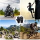 thumbnail image 5 of (Negro L)Guantes de motocicleta Guantes tácticos, guantes con protección dura para los nudillos y pantalla táctil antideslizante de 2 dedos, adecuados para exploración de la selva, trekking, motocicle, 5 of 5