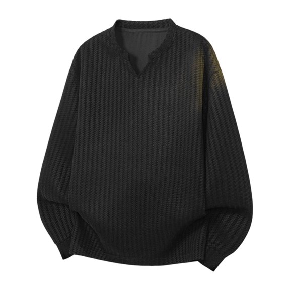XYAIYT Mens Striped Print Sweatshirt Big and Tall Long Sleeve Pullover Fashion Hoodless Sweatshirts Casual Loose