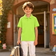 thumbnail image 4 of Kids' Athletic Polo Shirt Quick Dry Base Layer Polo PE Class Clothing Collared, 4 of 5