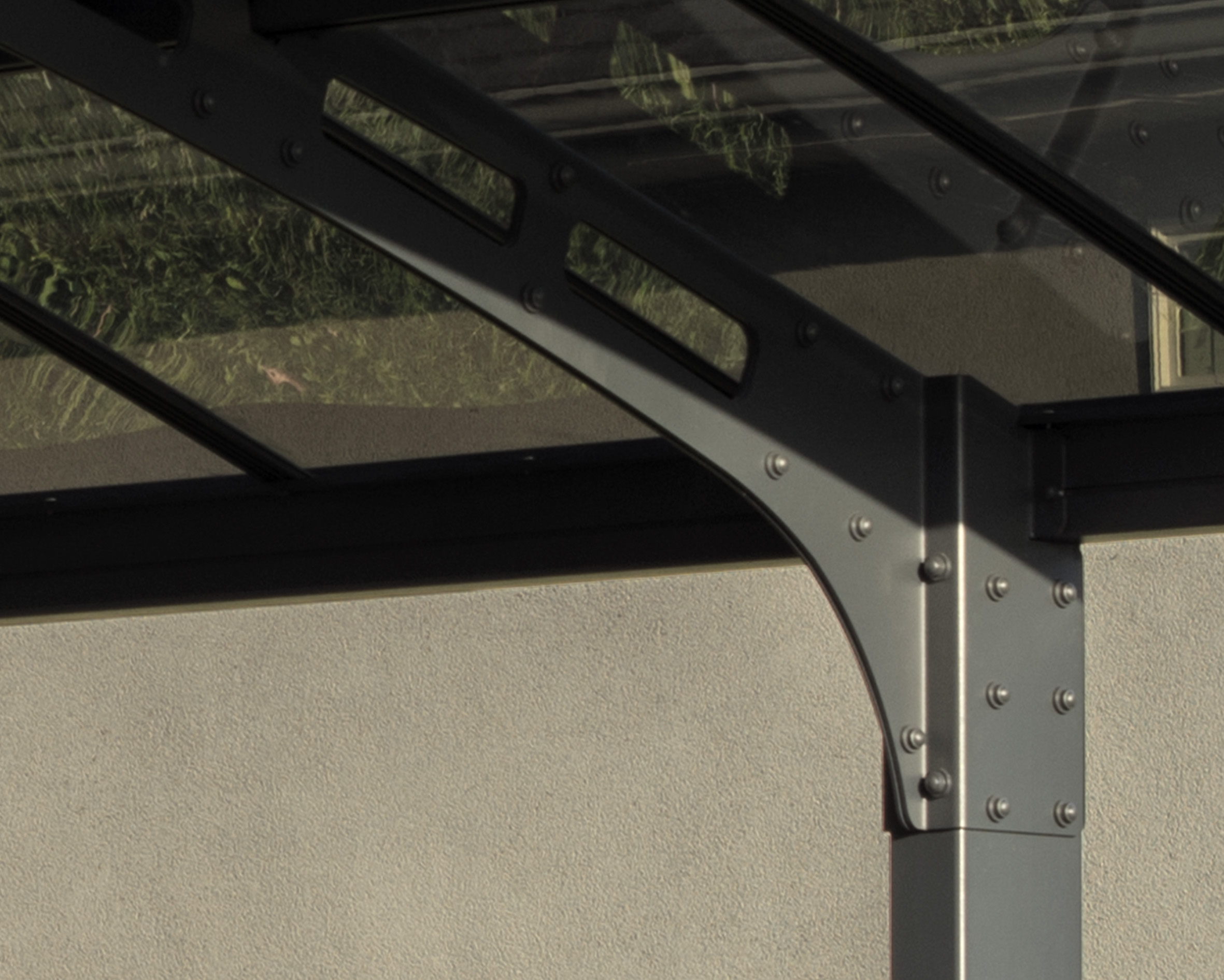 Palram - Canopia Arizona Breeze Double Arch 19' x 16' Carport - Gray