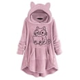 thumbnail image 2 of TIMIFIS Womens Hooded Button Collar Drawstring Hoodies Pullover Sweatshirts Casual Long Sleeve Tops Shirts with PocketsFall s, 2 of 6