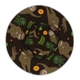 thumbnail image 3 of Kdxio Reflective Bucket Hat - Sloth Doing Yoga Print Bucket Hat for Men,Women, 3 of 9