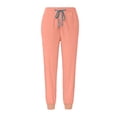 thumbnail image 6 of Medical Scrub Pants for Women Quick Dry Jogger Scrub Pants with Pockets Drawstring Cargo Pants Mid-Rise Womens Scrubs Pant Pink M, 6 of 8