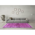 thumbnail image 3 of Ahgly Company Indoor Square Persian Purple Traditional Area Rugs, 3' Square, 3 of 4