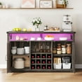 Dextrus Farmhouse Coffee Bar 55" Sideboard Buffet with