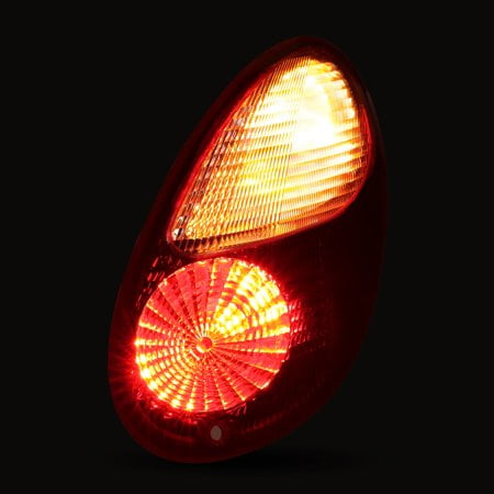 Kojem Right Tail Light for 2006-2010 Chrysler PT Cruiser Replace for 5116222AB w/ Bulbs Halogen Lamp Passager Side