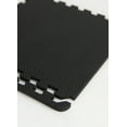 thumbnail image 4 of FloorPops Black Puzzle Interlocking Floor Tiles, 4 of 6