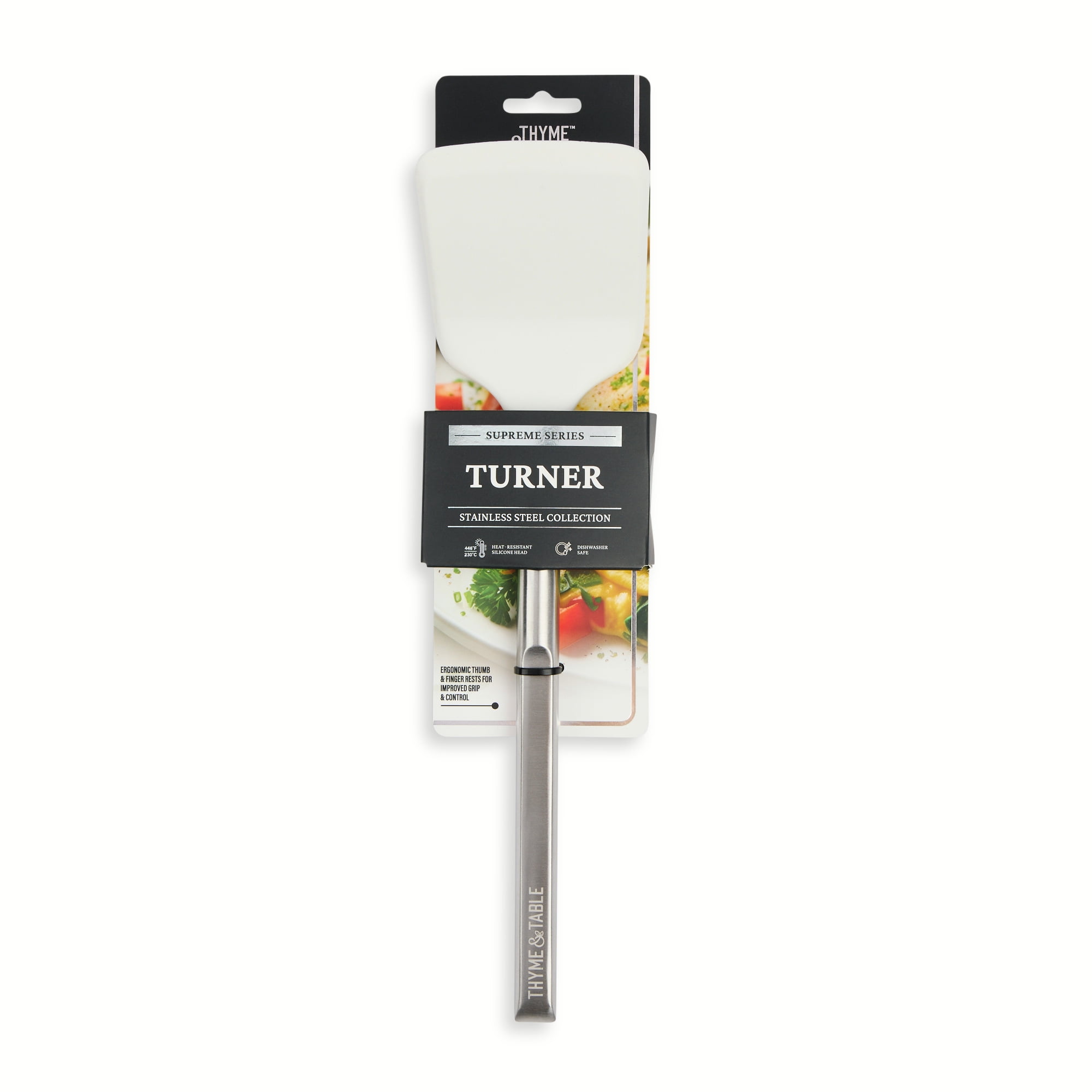 Thyme & Table Supreme Collection Stainless Steel Turner, White